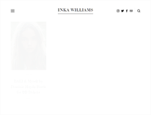 Tablet Screenshot of inkawilliams.com